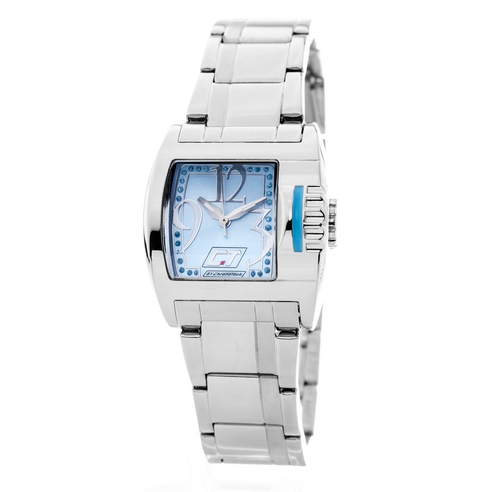 Chronotech Silver Stainless Steel Dress Watch